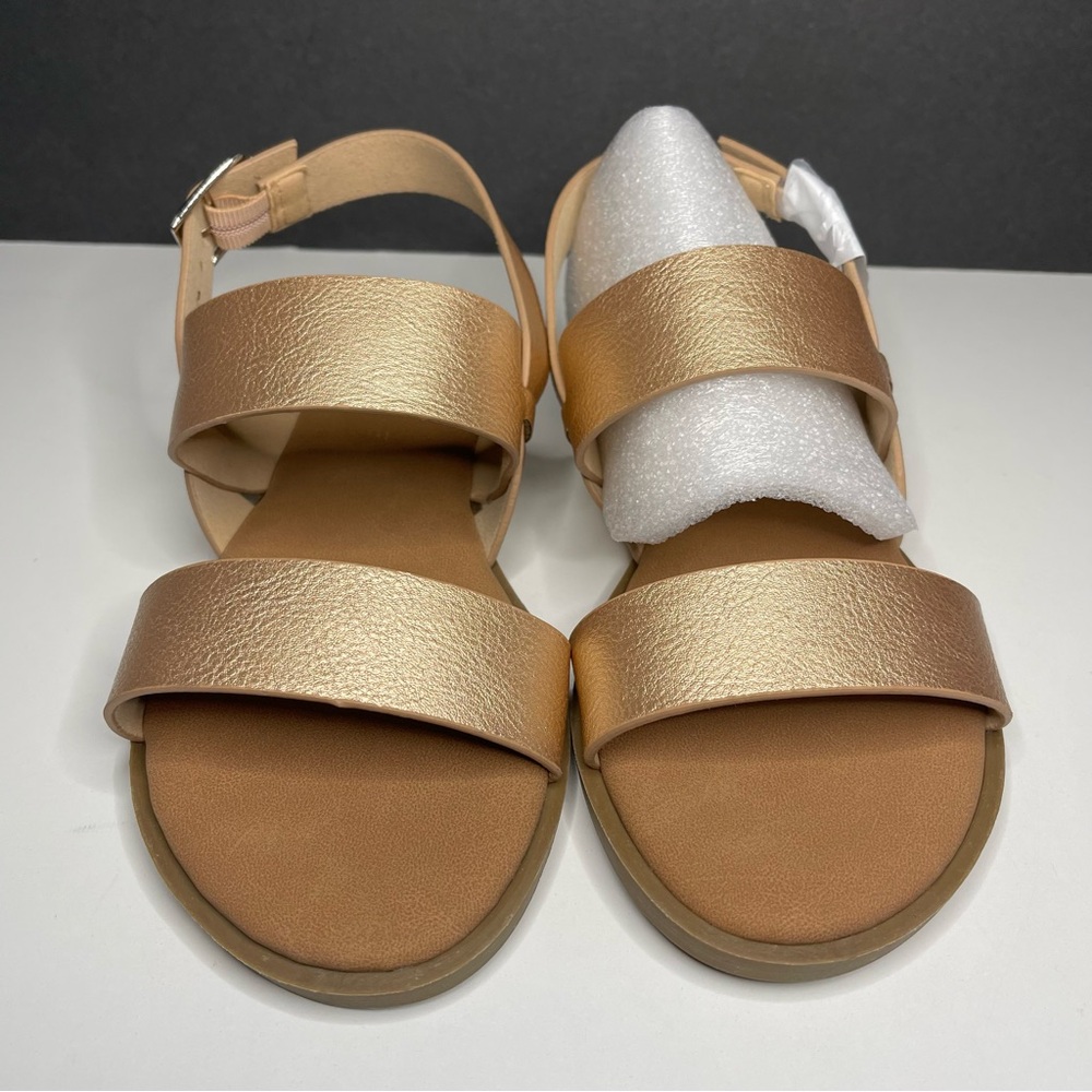 Journee Collection Tan Women's Sandals - Picture 3 of 7
